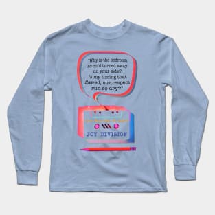 CASSETTE PENCIL : LOVE WILL TEAR US APART (JOY DIVISION) Long Sleeve T-Shirt